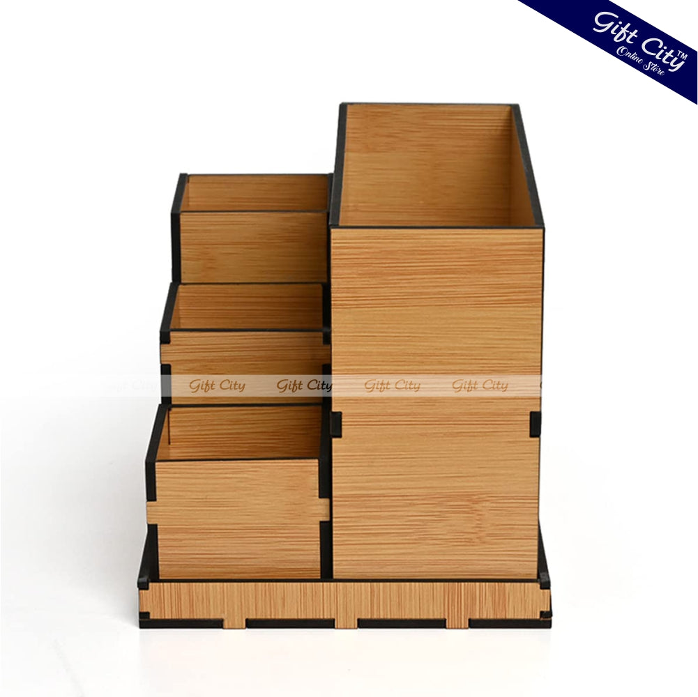 Four Compartment Desk Organizer | Multi-Functional Office Organizer | Ideal Corporate Gifts