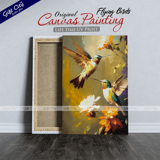 Gift City Presents Colorful Digital Canvas Painting with Frame - Wall Art for Home Decor Multiple Sizes Wall Hanging