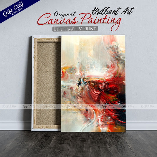Brilliant Abstract Art Canvas Painting Digital Art for Home Décor - Gift City