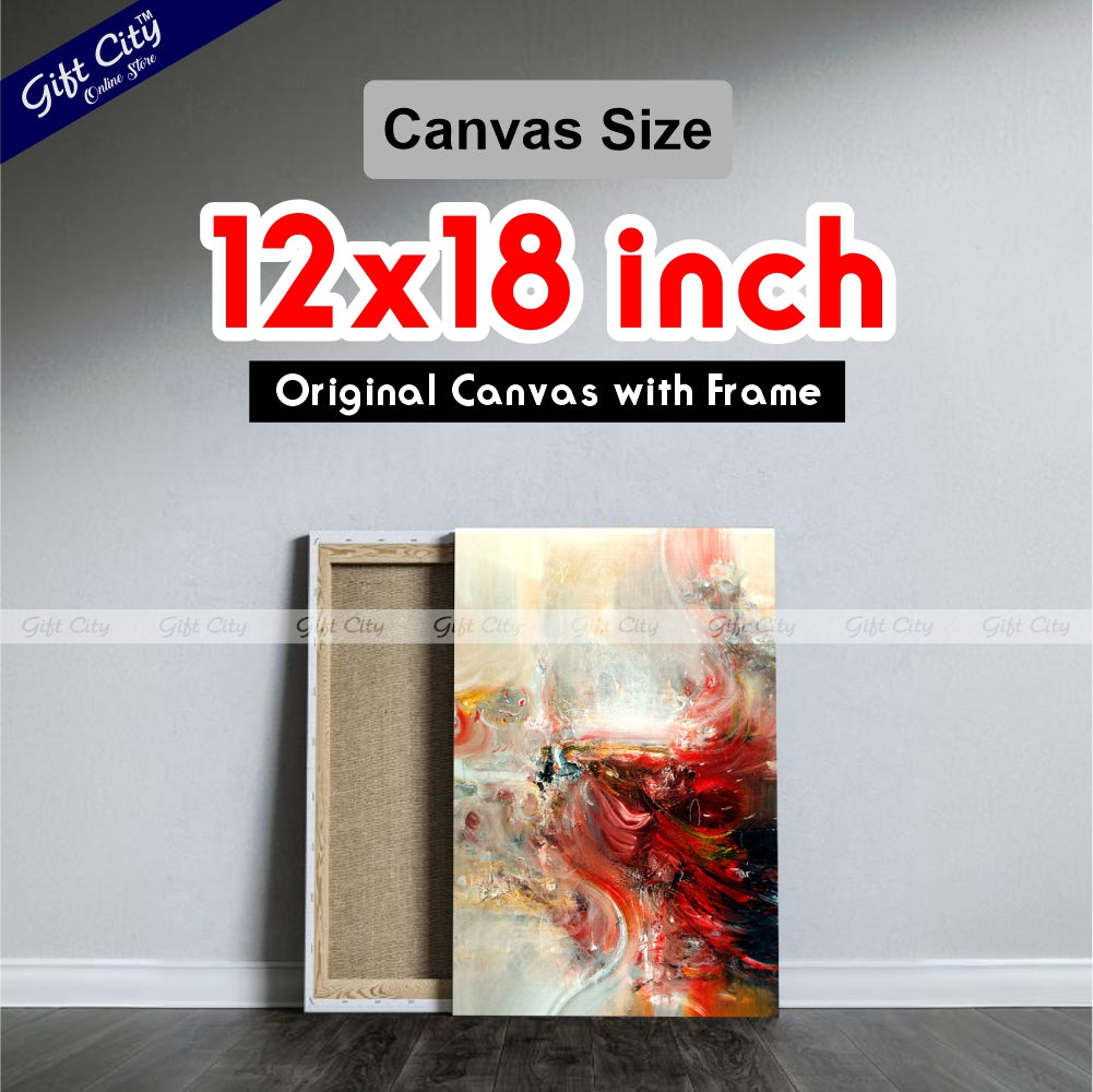 Brilliant Abstract Art Canvas Painting Digital Art for Home Décor - Gift City
