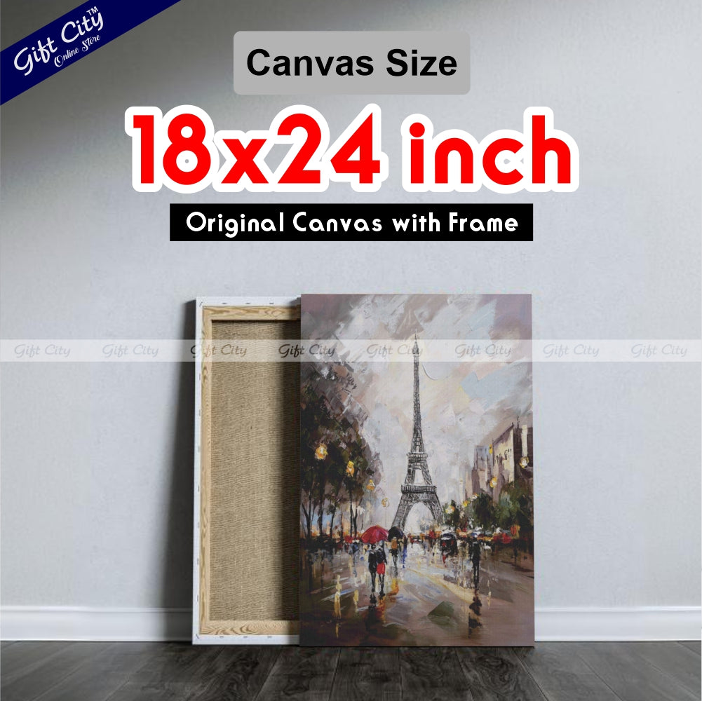 Eiffel Tower Canvas Painting - Gift City