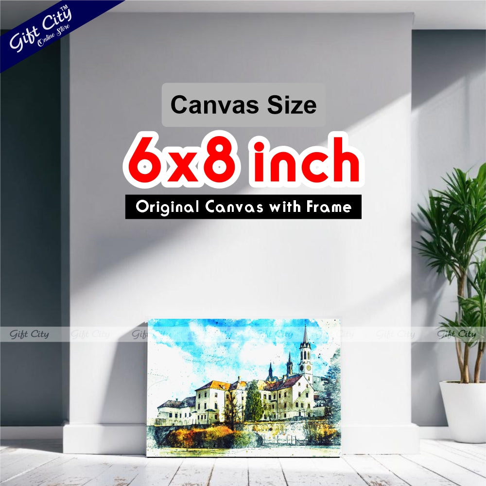 Fine Art Canvas Painting - Gift City