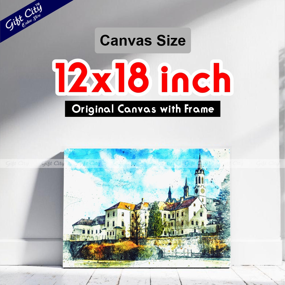 Fine Art Canvas Painting - Gift City