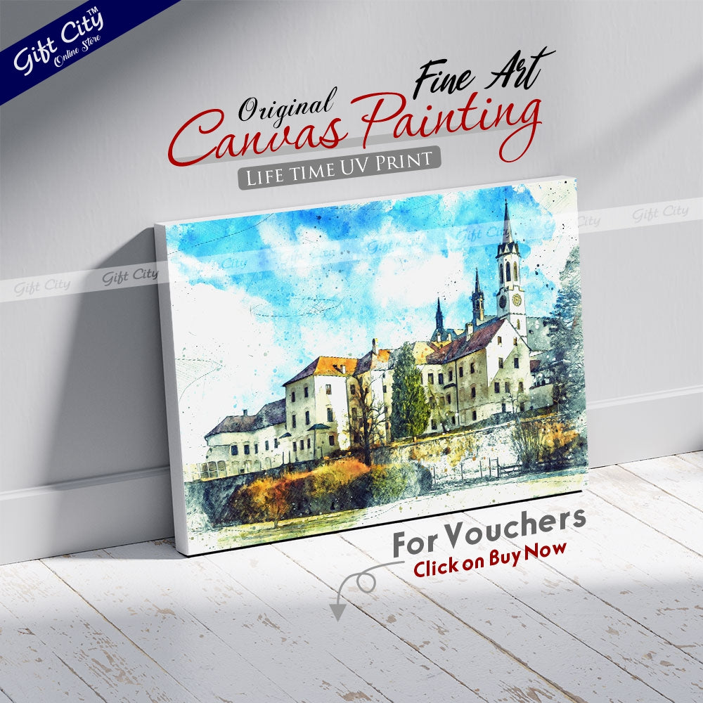Fine Art Canvas Painting - Gift City