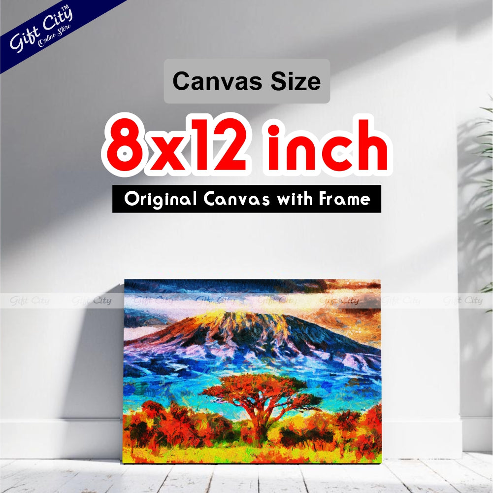 Mount Kilimanjaro Canvas Painting - Gift City