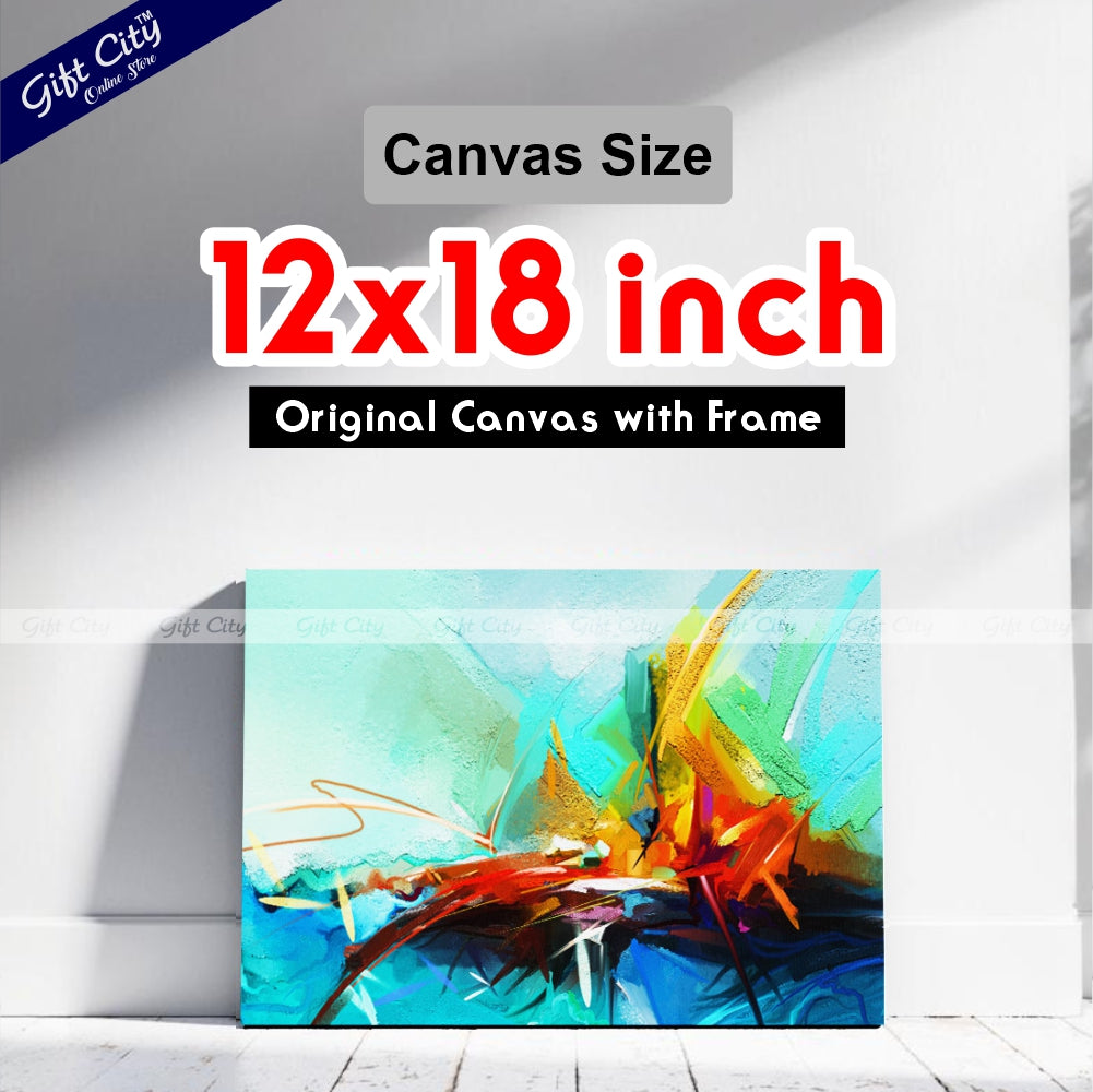 Sea Art Canvas Painting Abstract Digital Art for Home Decor Wall Hanging - Gift City