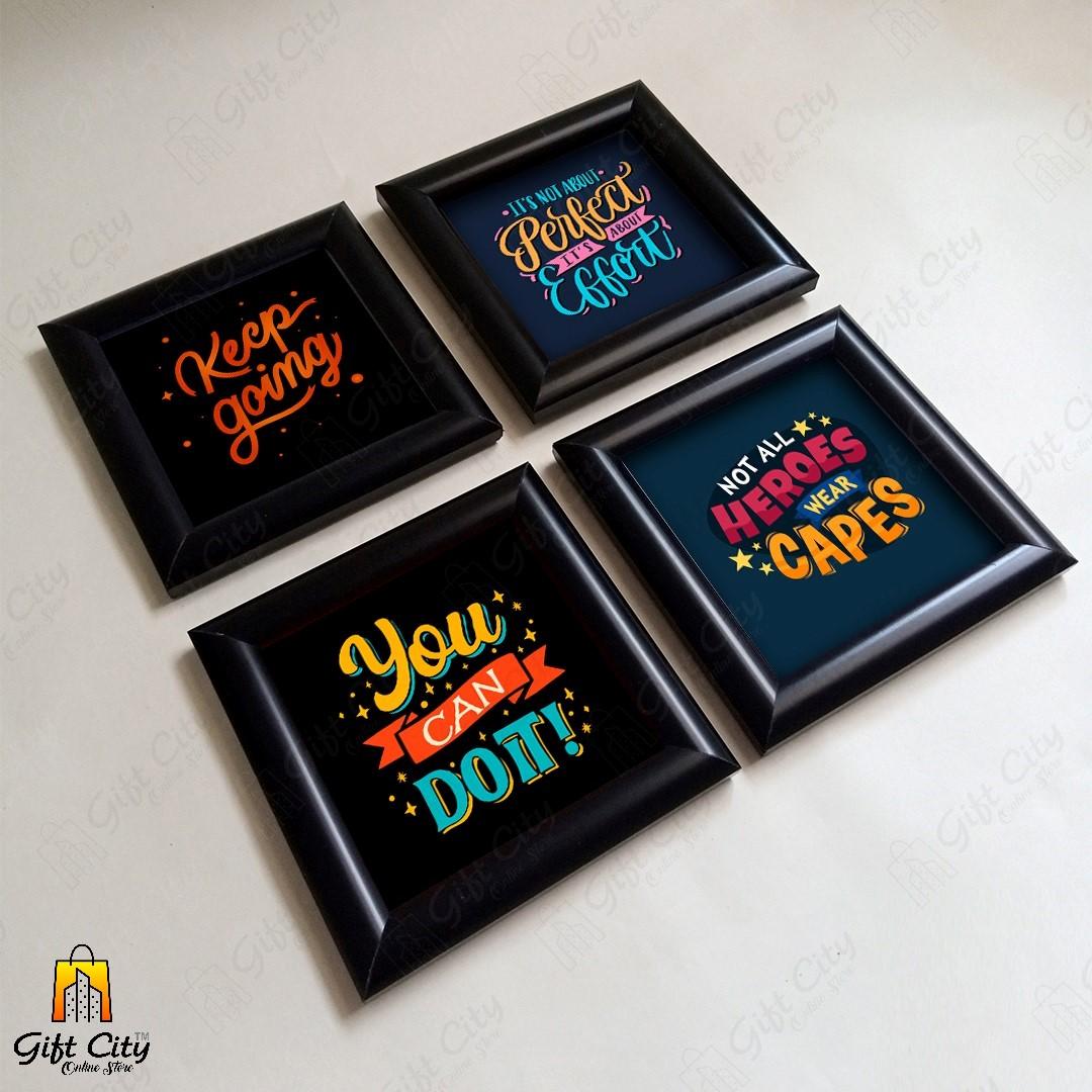 Inspiration Quote Frames, Wall Art Hangings Glass Frames
