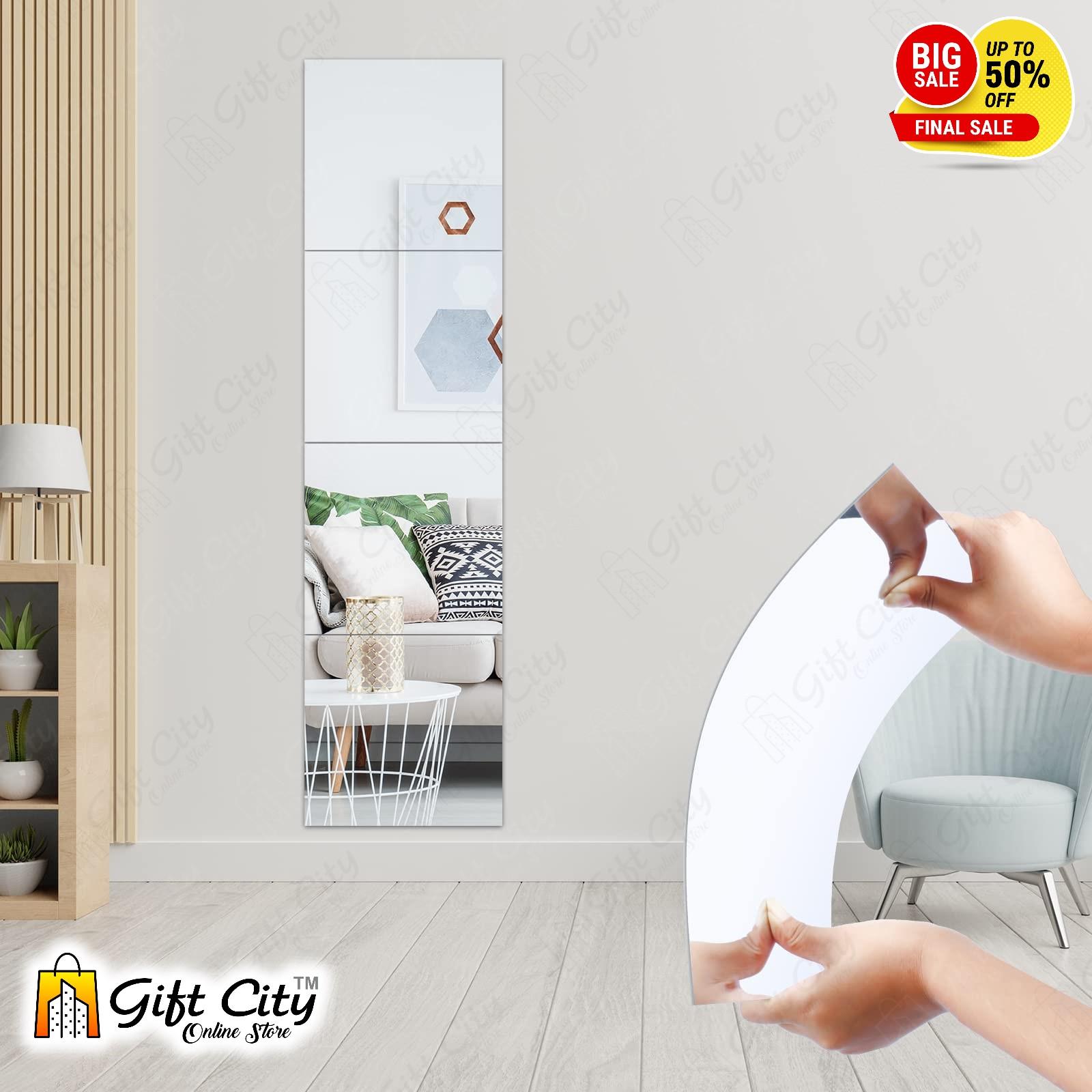 Unbreakable Self Adhesive Acrylic Mirror Wall Art