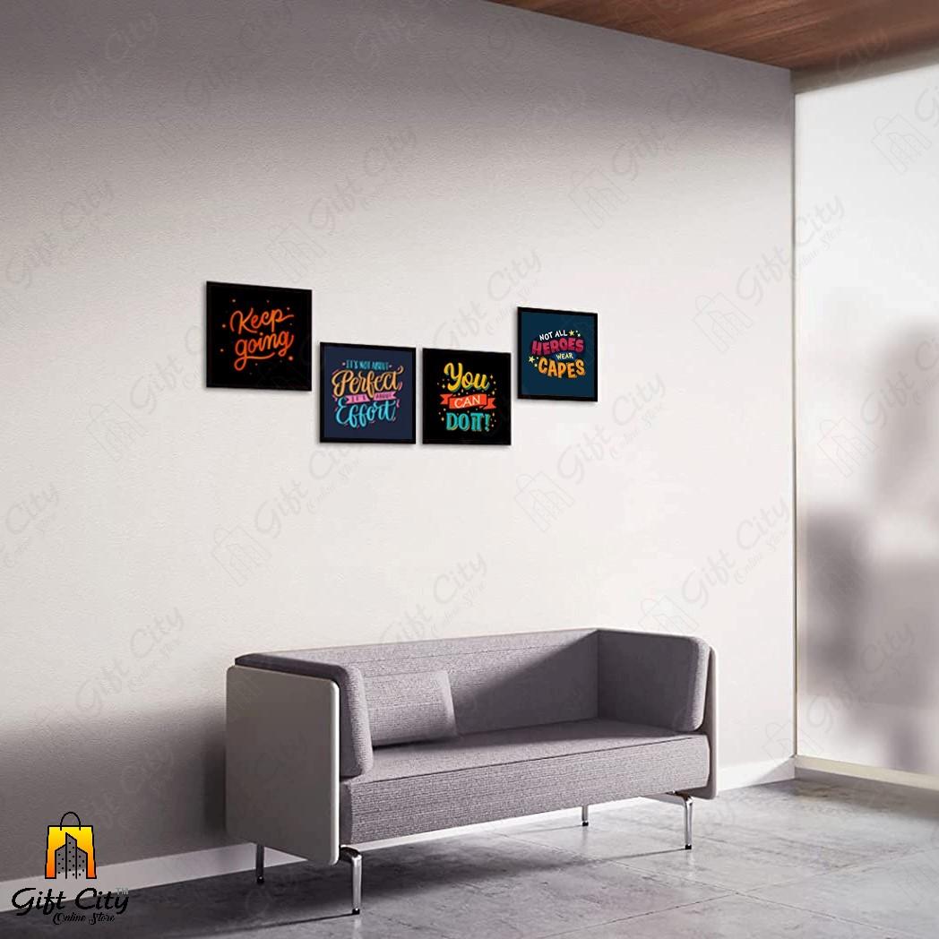 Inspiration Quote Frames, Wall Art Hangings Glass Frames