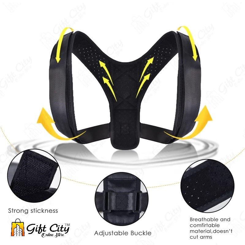 Posture Belt Adjustable Shoulder Support and Back Pain Relief Body