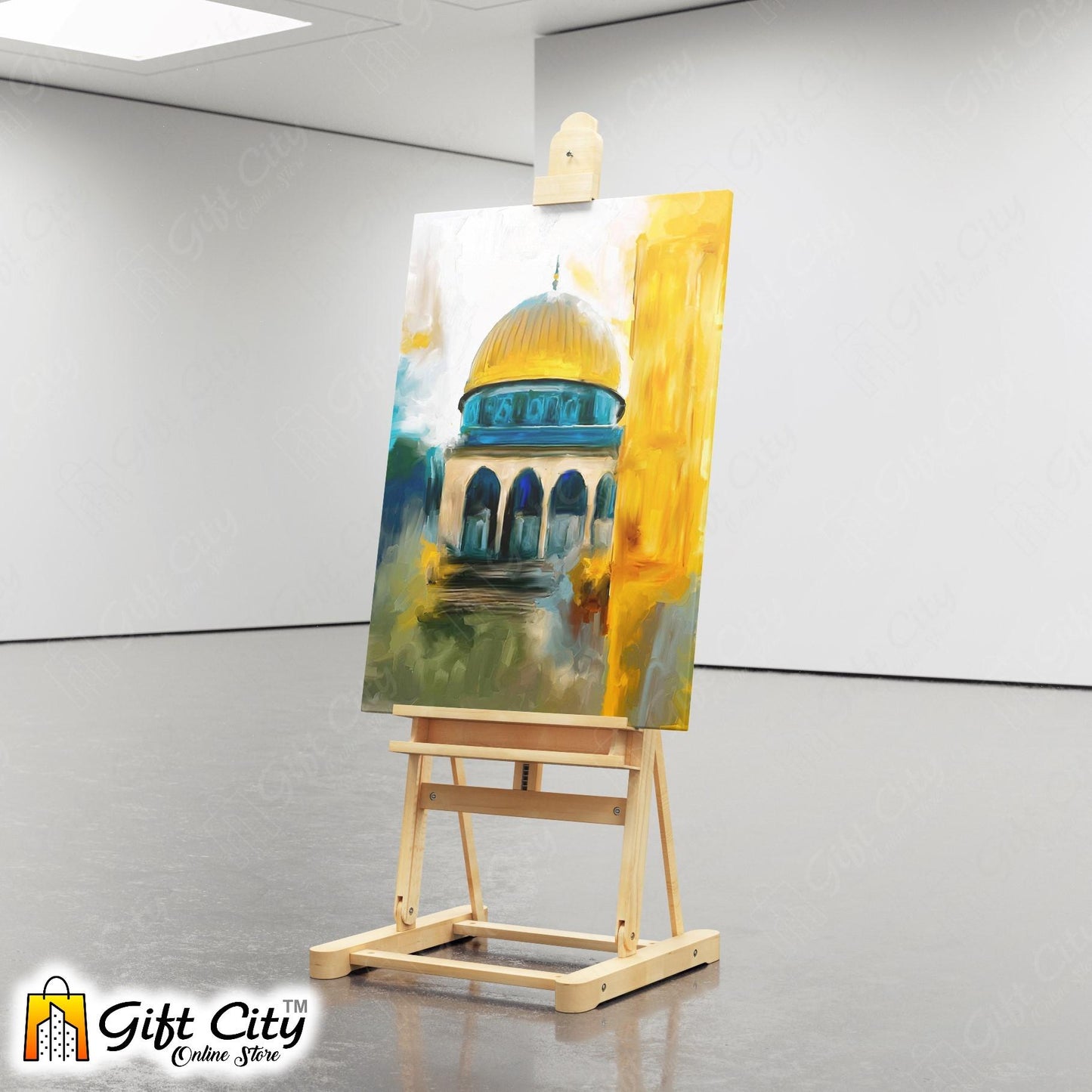 Historical Mosque Art Islamic Canvas Painting