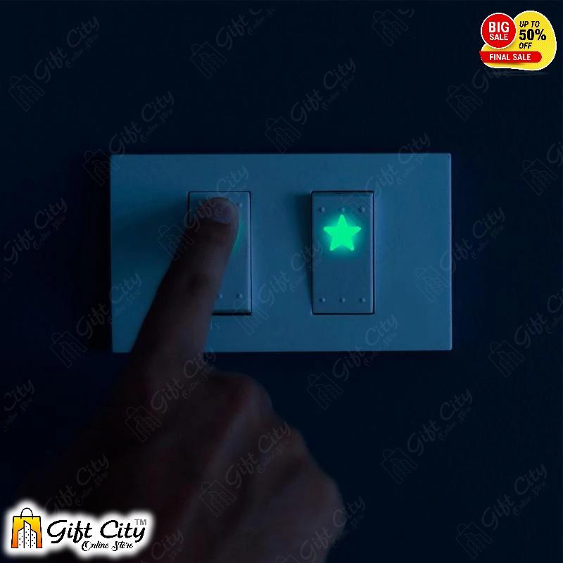 Luminous Fluorescent 3D Stars Glow In The Dark for Home Décor Wall Art