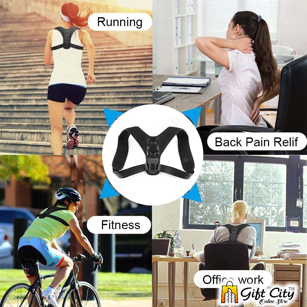 Posture Belt Adjustable Shoulder Support and Back Pain Relief Body