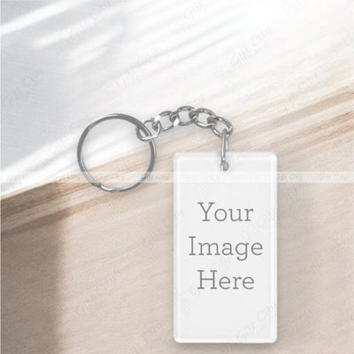 Gift City Presents Double Sided Customizable Key Chain | Metal Rings | Name/Logo/Design/ Image | 14 August Azadi Sale | Perfect Independence Day Gift - Gift City Online Store