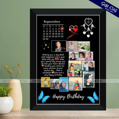 Beautiful Happy Birthday Photo Frame – Birthday Gift – Customized Frame – Gift for Boys – Gift for Girls