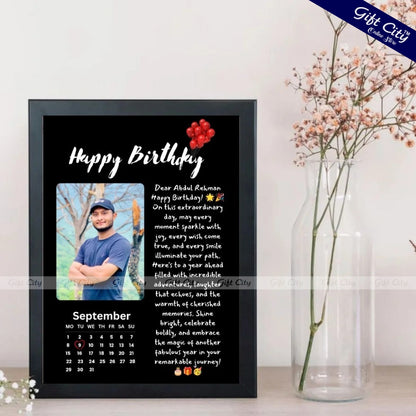 Beautiful Happy Birthday Photo Frame – Birthday Gift – Customized Frame – Gift for Boys – Gift for Girls