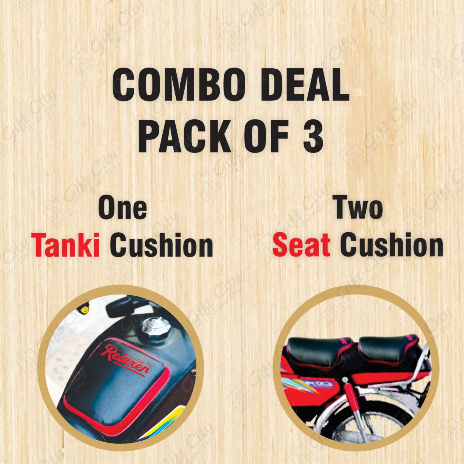 Waterproof Universal Relaxer Bike Seat Cushion / Motorcycle Seat Cover, Tainki Coushion - Gift City