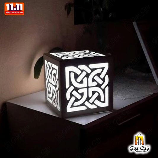 3D Unique Design Wooden Lamp For Side Tables, Dinning Table