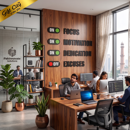 Focus 3D Acrylic Wall Art | Modern Home & Office Decoration | Gift City