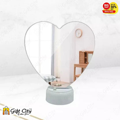 Customizable 2 In One Heart Shape Magic Lamp