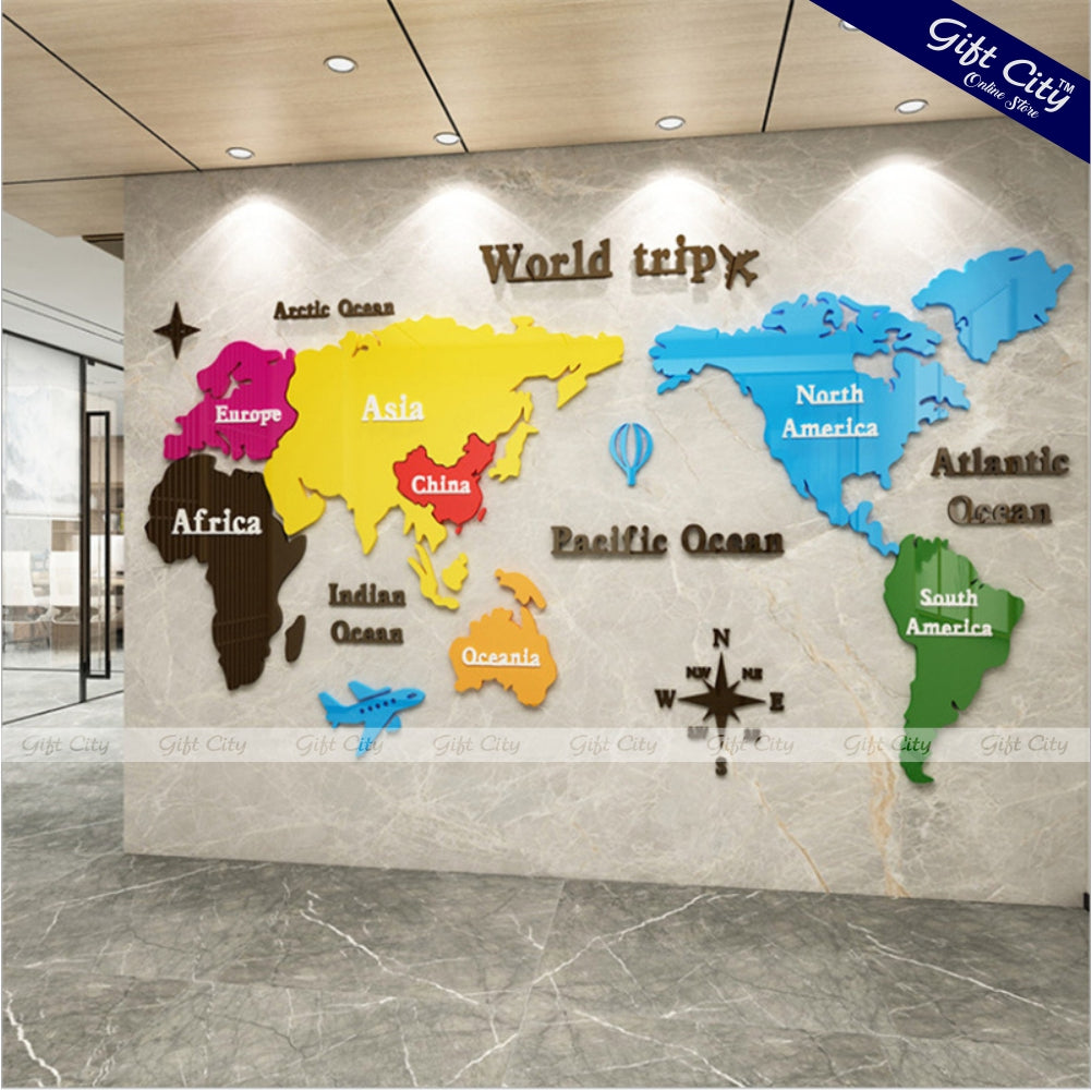 Large Decorative Map