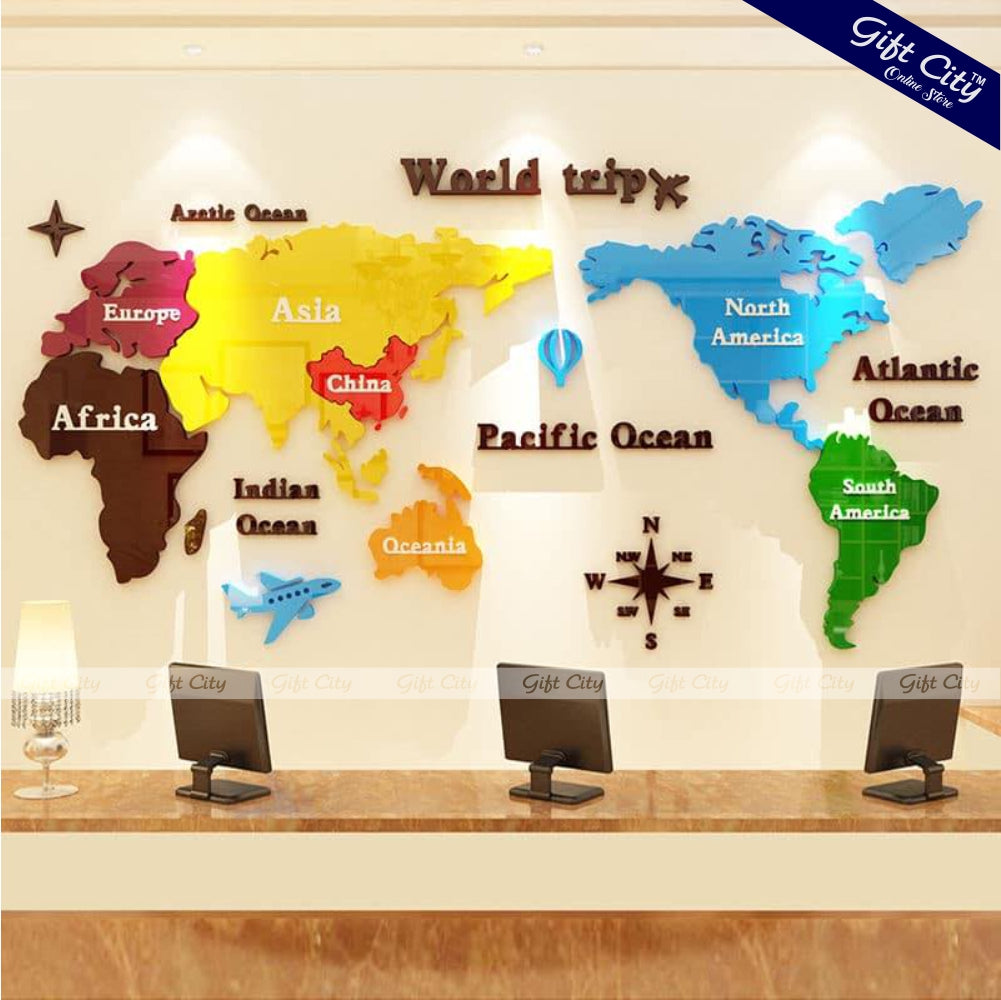 Large Decorative Map