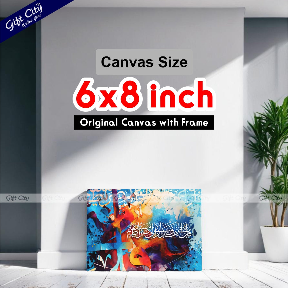 Gift City Presents Dynamic HD Digital Canvas Wall Art - Spirited Colors, Wooden Frame, Original Canvas Painting, Multiple Sizes, LifeTime Print Warranty - Perfect for Gifts