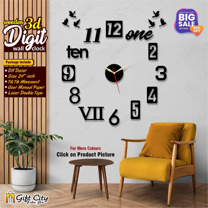 Trendy Letters & Alphabets DIY Wall Clock