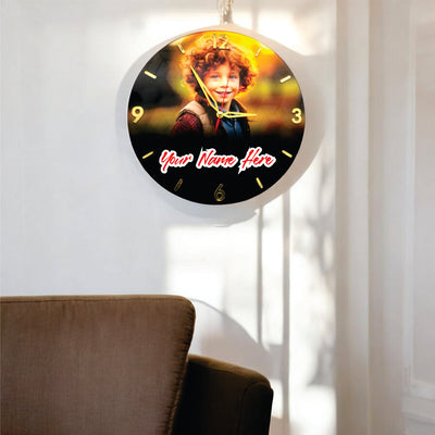 Customizable Acrylic Wall Clock Best Gift for Birthday, Anniversarry, Valentine Day & Wedding- Gift City - Gift City Online Store