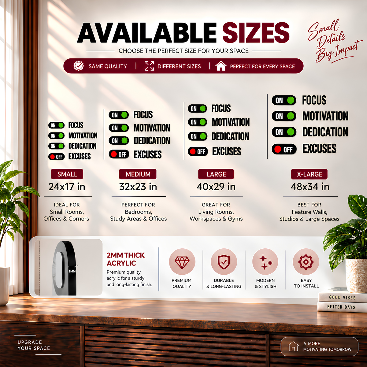 PREMIUM ACRYLIC WALL ART