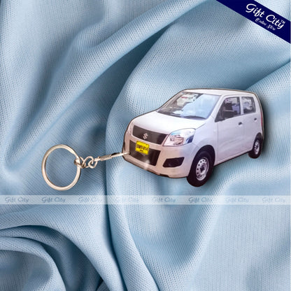 Gift City Presents Acrylic UV Printed Custom Car Keychain with Your Car Picture, License Plate, Personalized Keyring, Custom Auto Accessories, Gift for Car Lovers