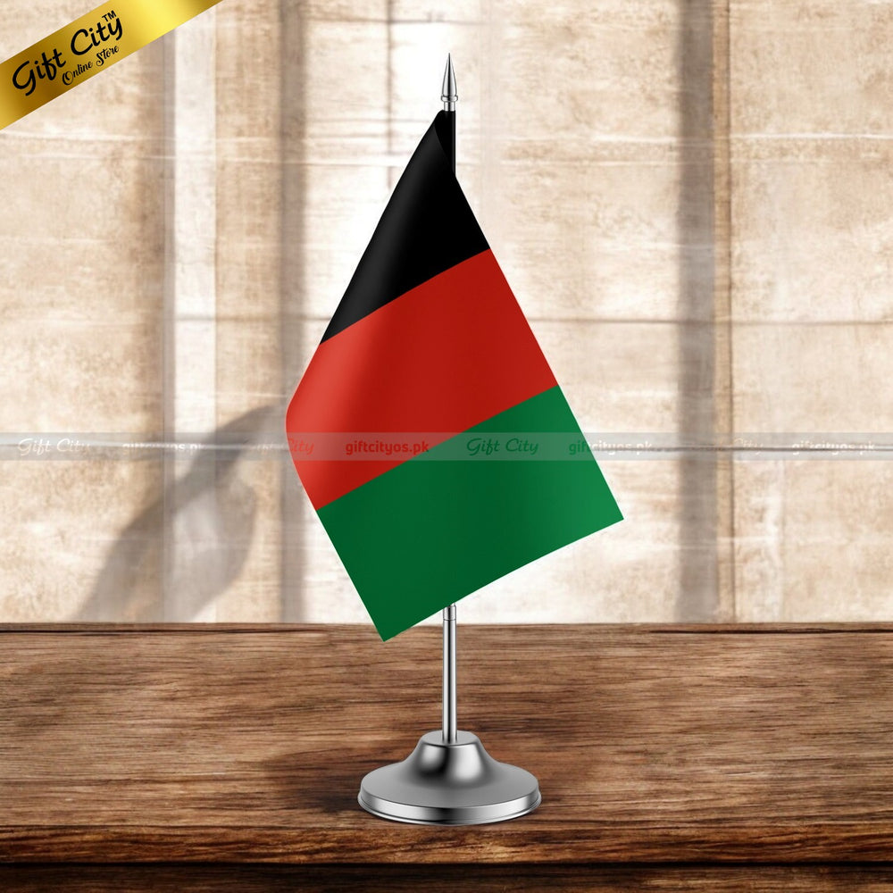Gift City Presents | Afghanistan Mini Flag with Stand | All Countries Flags Available | High-Quality Desk Flag for Decoration & Office Display - Gift City Online Store