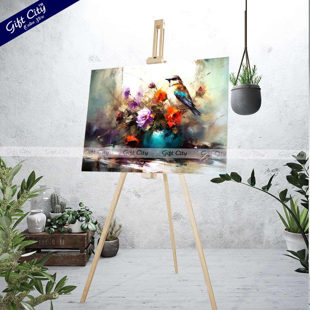 Gift City Presents Colorful Digital Canvas Painting with Frame - Wall Art for Home Decor Multiple Sizes Wall Hanging - Gift City Online Store