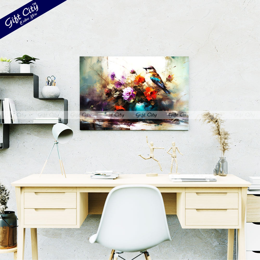 Gift City Presents Colorful Digital Canvas Painting with Frame - Wall Art for Home Decor Multiple Sizes Wall Hanging - Gift City Online Store