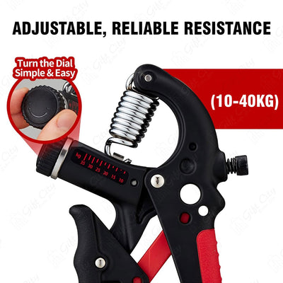 Gift City Presents Fitness Adjustable Heavy Hand Gripper, Hand Exerciser, Wrist, Increase Strength (10-40kg) - Gift City Online Store