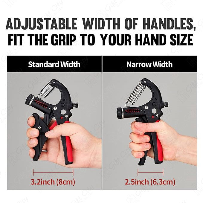 Gift City Presents Fitness Adjustable Heavy Hand Gripper, Hand Exerciser, Wrist, Increase Strength (10-40kg)