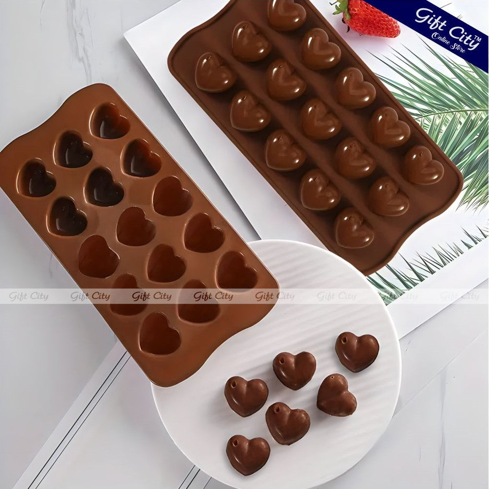 Gift City Presents Silicone Chocolate Mold - Different Shapes for DIY Baking, Candy, and Fondant Creations