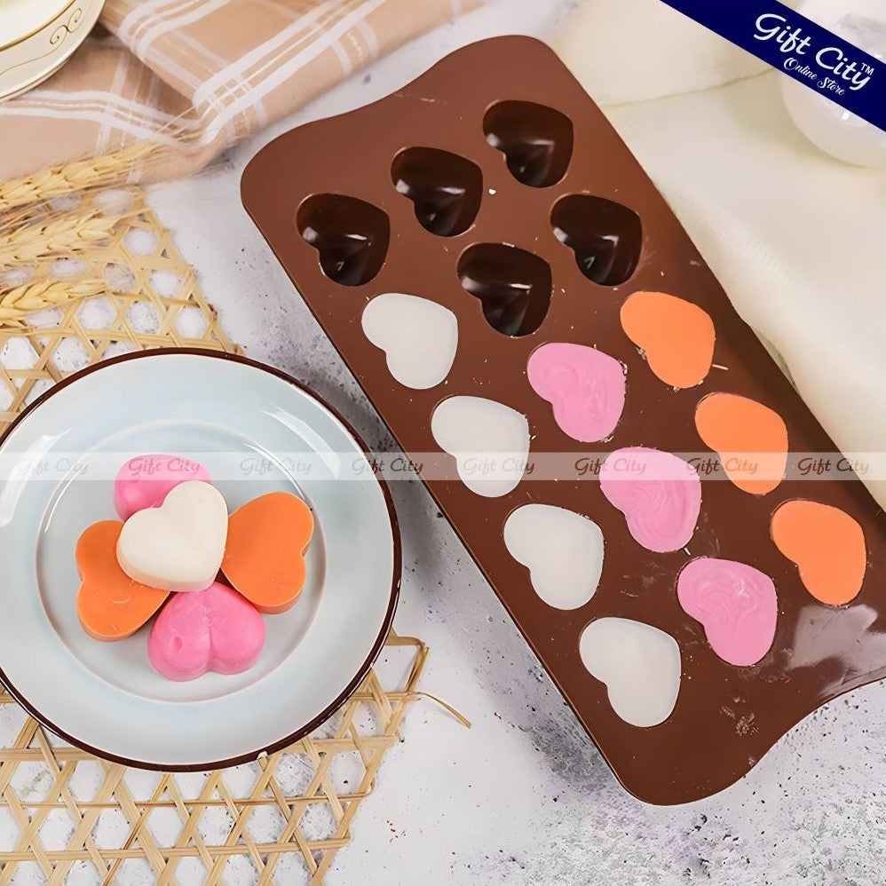 Gift City Presents Silicone Chocolate Mold - Different Shapes for DIY Baking, Candy, and Fondant Creations