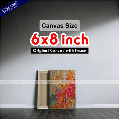 Colorful Art Canvas Painting Digital Art for Home Décor - Gift City