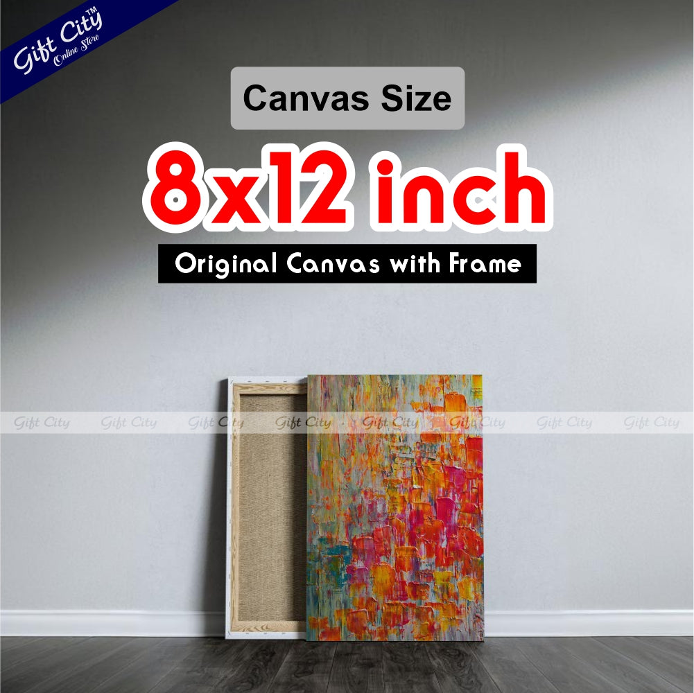 Colorful Art Canvas Painting Digital Art for Home Décor - Gift City