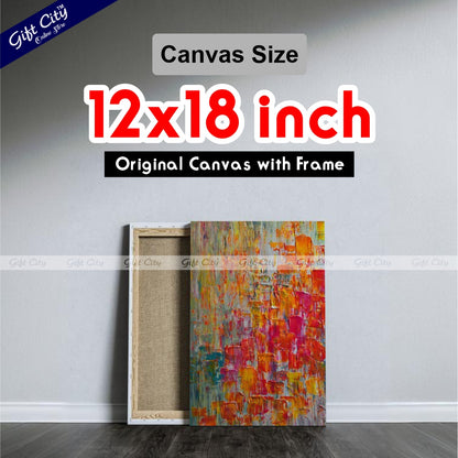 Colorful Art Canvas Painting Digital Art for Home Décor - Gift City