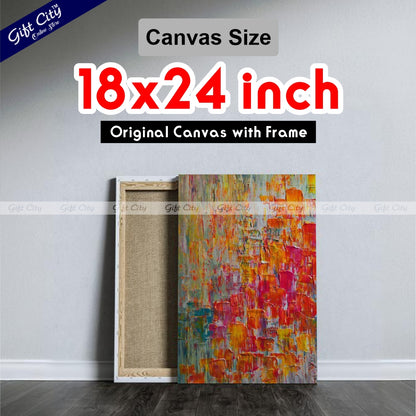 Colorful Art Canvas Painting Digital Art for Home Décor - Gift City