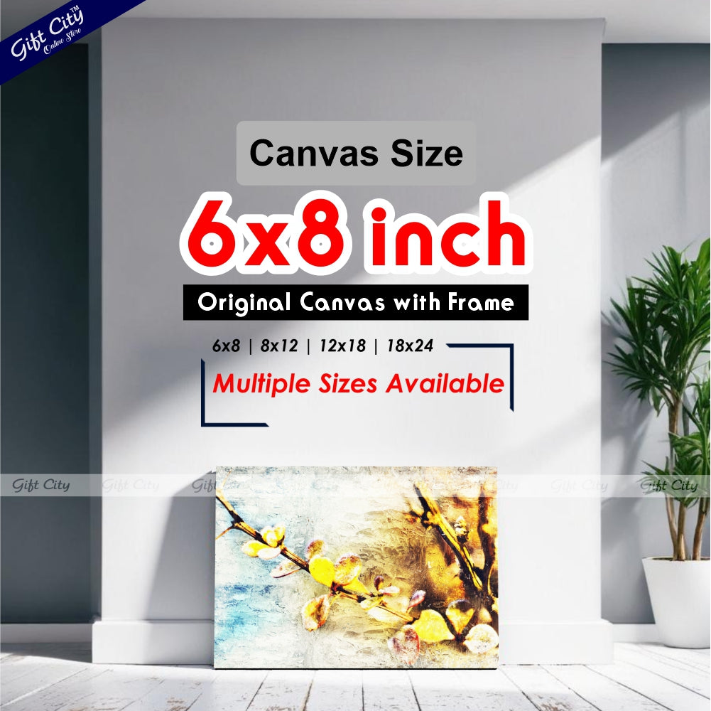 Flower Art Canvas Painting - Gift City