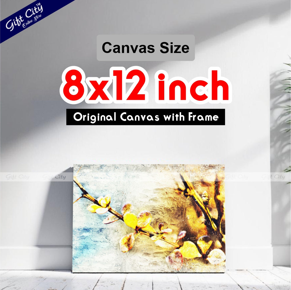 Flower Art Canvas Painting - Gift City