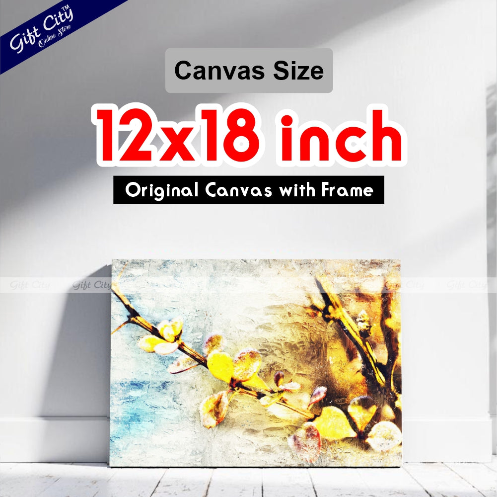 Flower Art Canvas Painting - Gift City