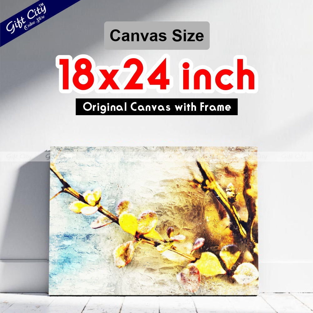Flower Art Canvas Painting - Gift City