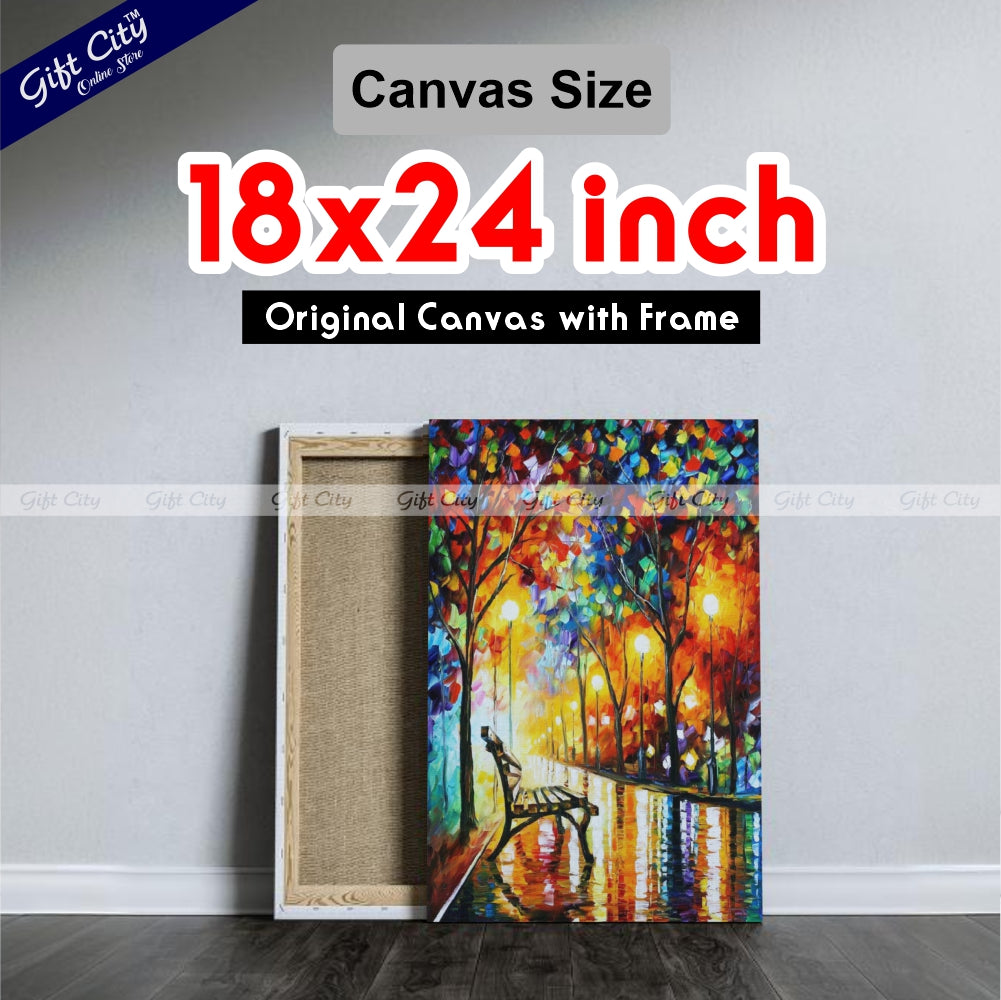 Loneliness of Autumn Palette Knife Oil Painting - Gift City