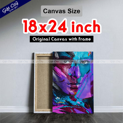 Man Face Digital Art Painting for Home Decor - Gift City