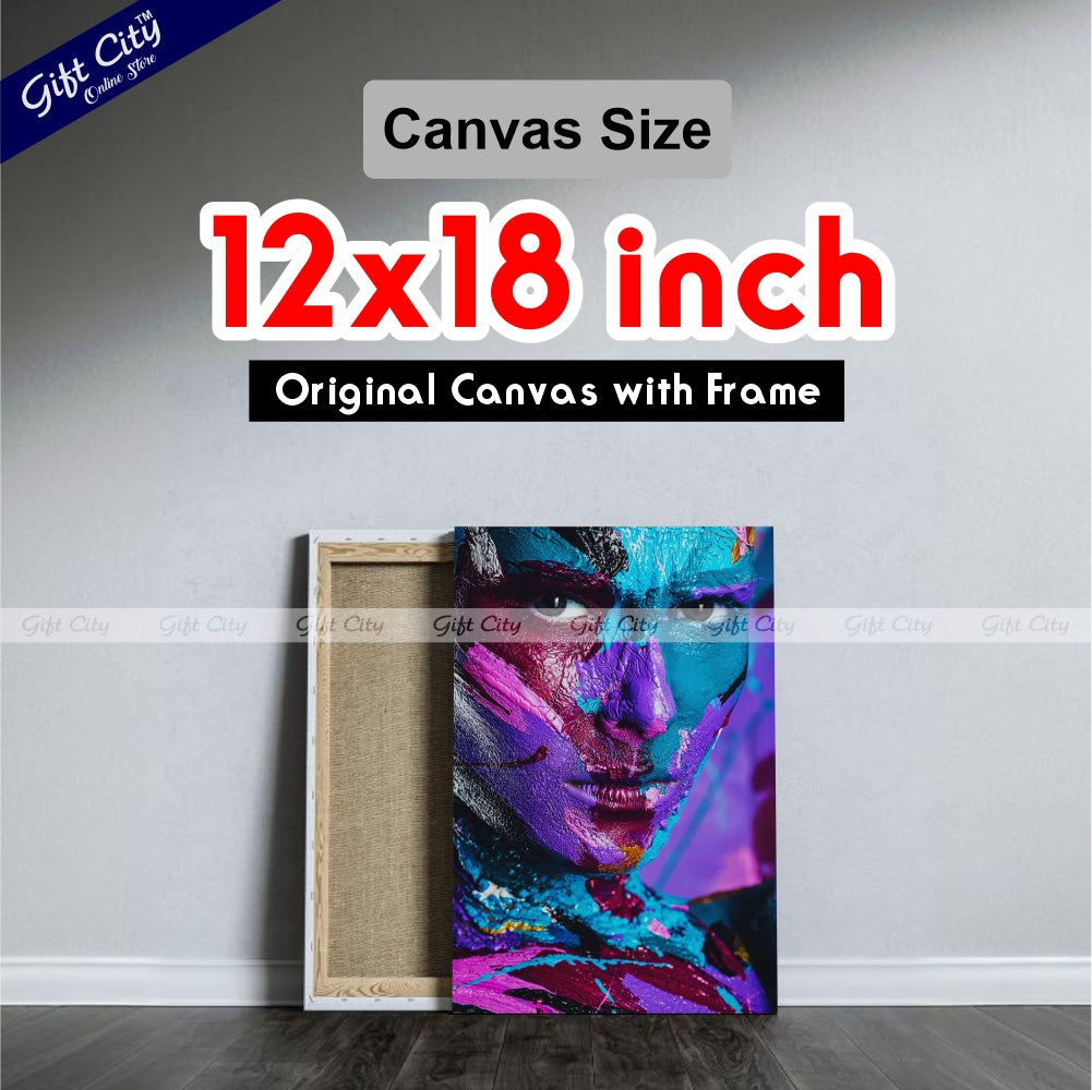 Man Face Digital Art Painting for Home Decor - Gift City