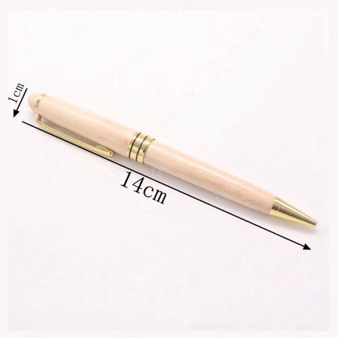 Gift City: Elevate Your Workspace with Premium Wooden Pen - Customized Wooden Pen - Quality Guaranteed